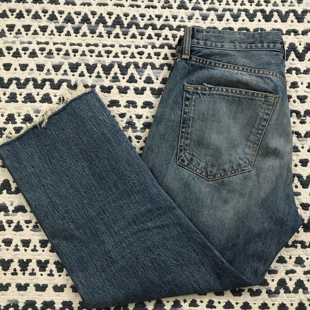 Rag and Bone high rise straight leg jeans - Picture 2 of 5